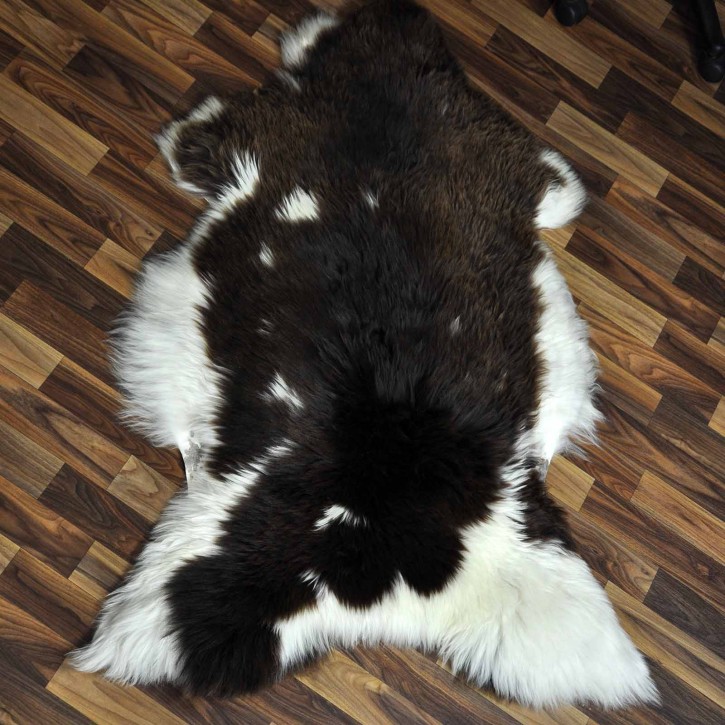 XXL ÖKO Schaffell Lammfell beige braun 125x80 Sheepskin #8822