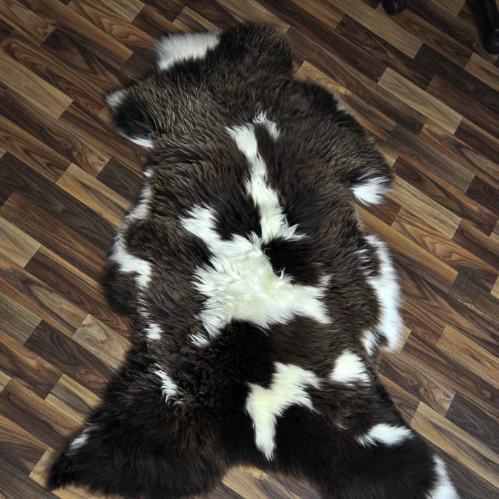 XXL ÖKO Schaffell Lammfell beige braun 120x80 Sheepskin #8833