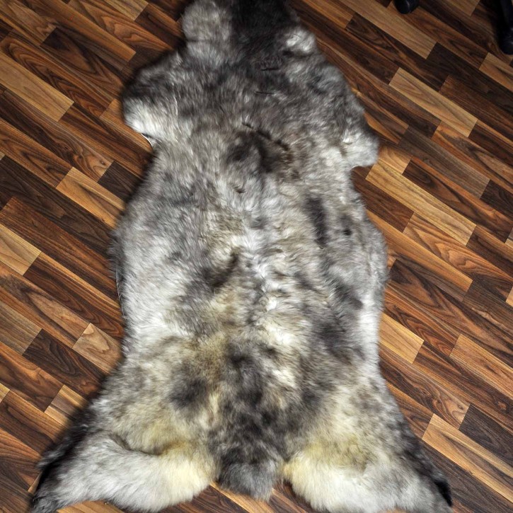 XXXL ÖKO Schaffell Lammfell beige braun 130x80 Sheepskin #8838