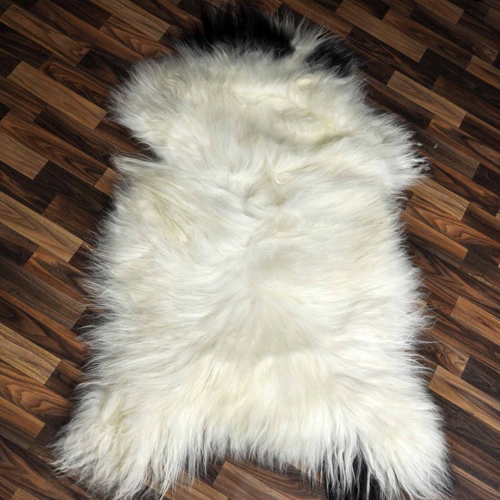 XXXL ÖKO Island Schaffell beige schwarzbraun 135x80 #8860 XXXL ÖKO Island Schaffell beige schwarzbraun 135x80 #8860