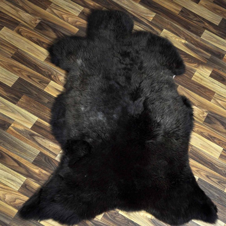 XXL ÖKO Schaffell Lammfell braun 120x75 Stuhl Auflage #8882