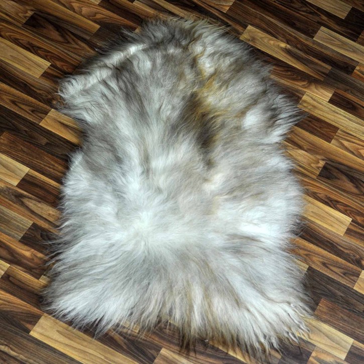 ÖKO Island Schaffell grau beige braun 105x60 #8946 ÖKO Island Schaffell grau beige braun 105x60 #8946