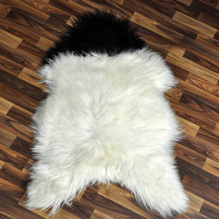 ÖKO Island Schaffell beige schwarzbraun 100x65 #8950