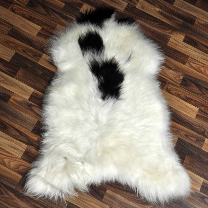 ÖKO Island Schaffell beige schwarzbraun 105x75 #8954