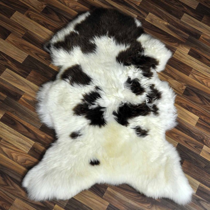 XXL ÖKO Schaffell Lammfell beige braun 120x80 Sheepskin #8963
