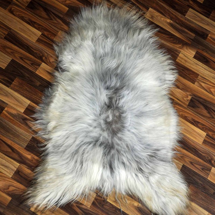 ÖKO Island Schaffell grau beige braun 105x70 #9051