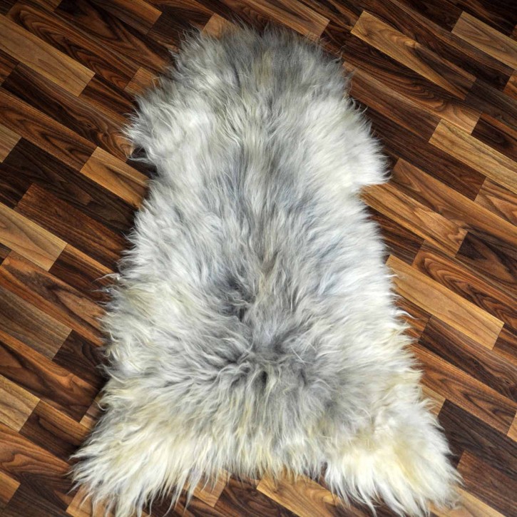 ÖKO Island Schaffell grau beige braun 95x60 #9056