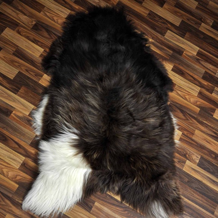 XXXL ÖKO Island Schaffell beige rostbraun 130x80 #9109