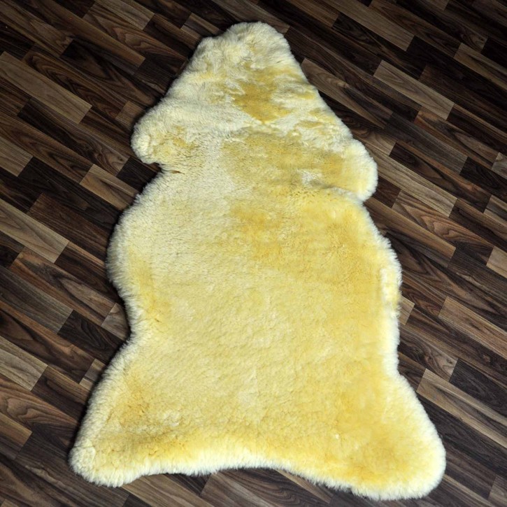 XXL ÖKO Schaffell medizinisches Fell 125x85 Auflage Bett merino #9142