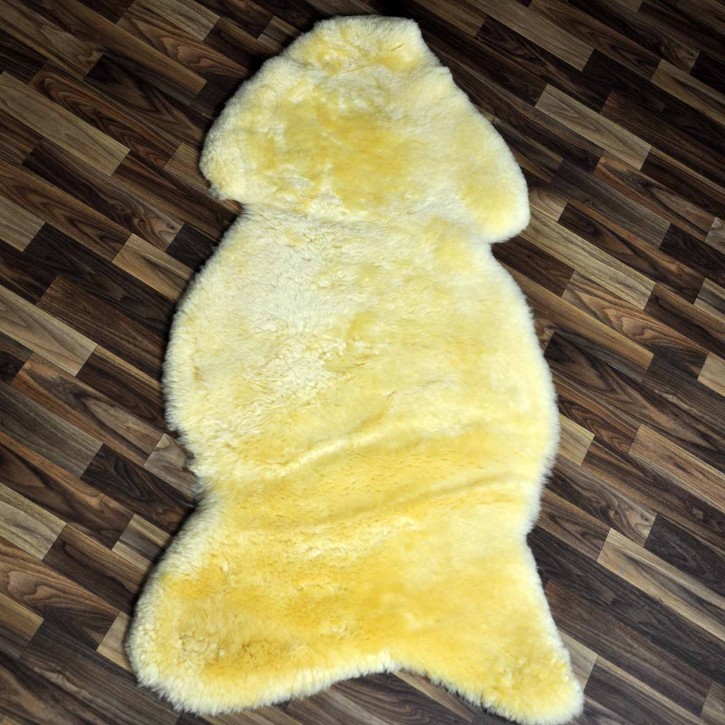 XXXL ÖKO Schaffell medizinisches Fell 130x70 Auflage riesig merino #9147