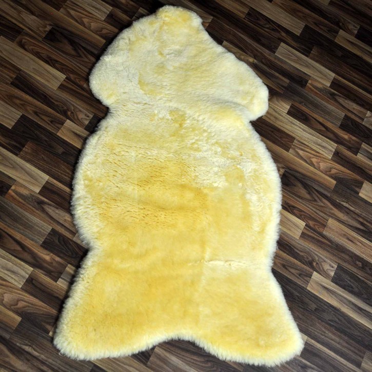 XXXL ÖKO Schaffell medizinisches Fell 130x75 Auflage riesig merino #9151