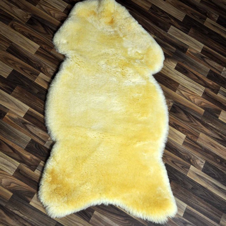 XXXL ÖKO Schaffell medizinisches Fell 130x70 Auflage riesig merino #9154