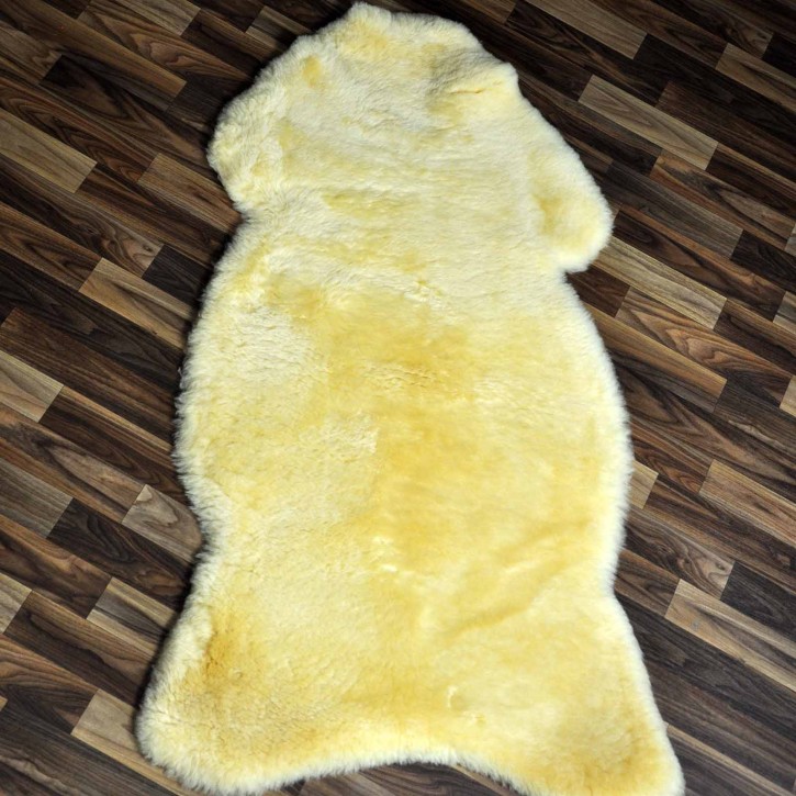 XXXL ÖKO Schaffell medizinisches Fell 130x70 Auflage riesig merino #9157