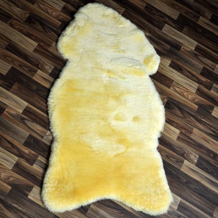 XXL ÖKO Schaffell medizinisches Fell 125x70 Auflage Bett merino #9161