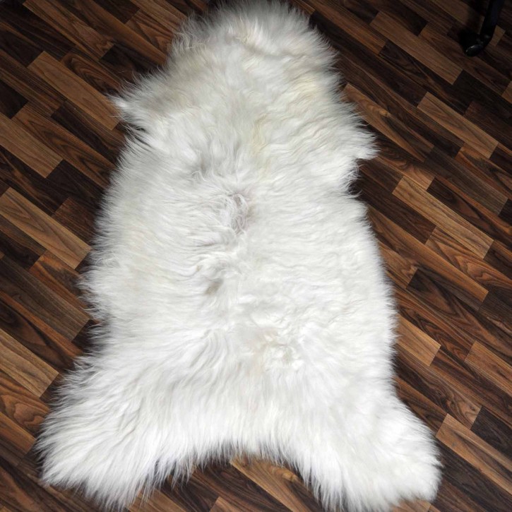 XXL ÖKO Island Schaffell creme weiß braun 125x75 #9209