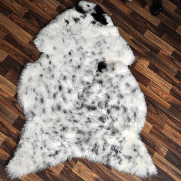 XXL ÖKO Lammfell Schaffell Fell beige braun 125x80 geschoren #9241