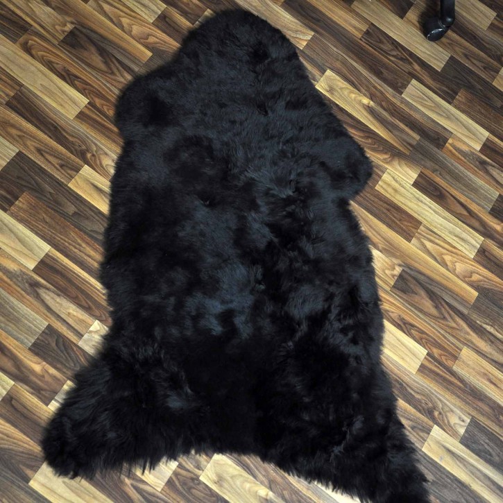 XL ÖKO Lammfell Schaffell Fell schwarzbraun 115x80 geschoren #9254 XL ÖKO Lammfell Schaffell Fell schwarzbraun 115x80 geschoren #9254