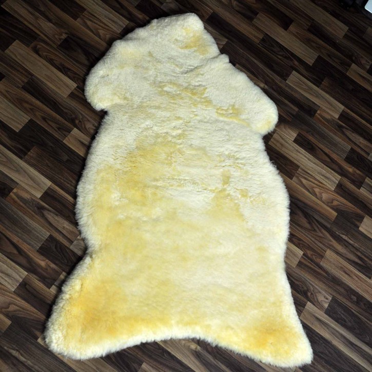 XXL ÖKO Schaffell medizinisches Fell 125x85 Auflage riesig merino #9265