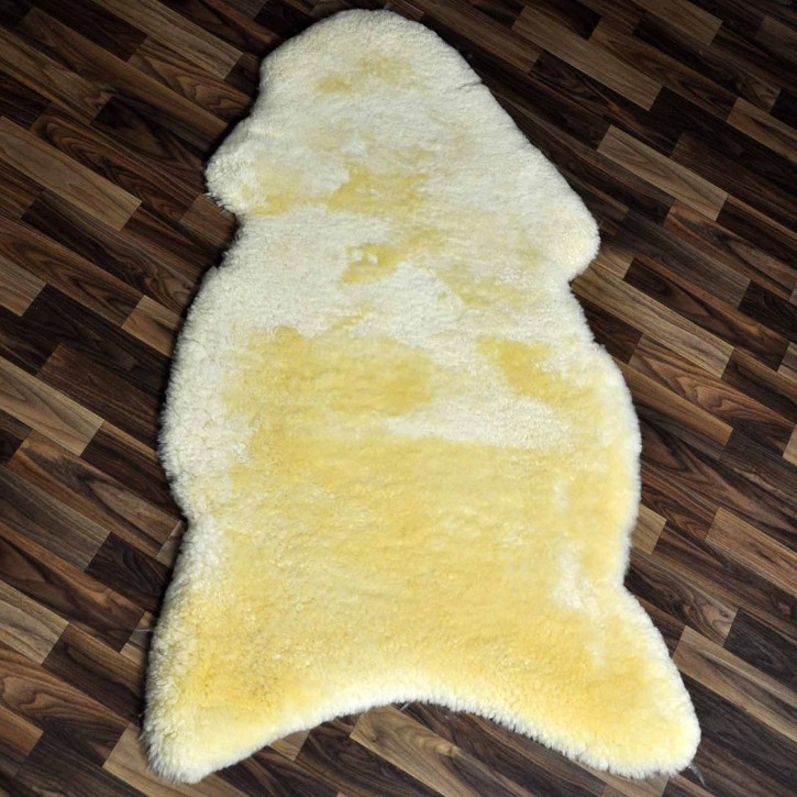 XXL ÖKO Schaffell medizinisches Fell 125x80 Auflage Bett merino #9290