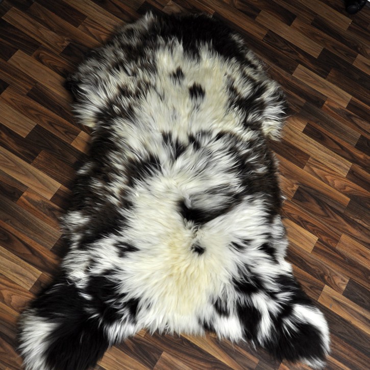 XXXL ÖKO Schaffell Lammfell beige braun 135x85 riesig #9384