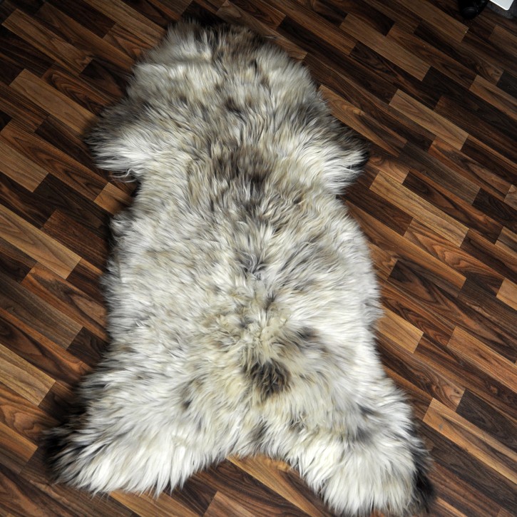 XXXL ÖKO Schaffell Lammfell beige braun 130x85 groß #9386