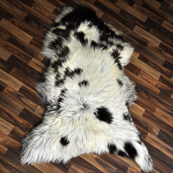 XXL ÖKO Schaffell Lammfell beige braun 120x80 Couch Auflage #9395