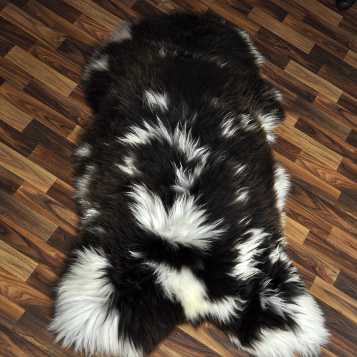 XXXL ÖKO Schaffell Lammfell beige braun 130x80 groß #9404