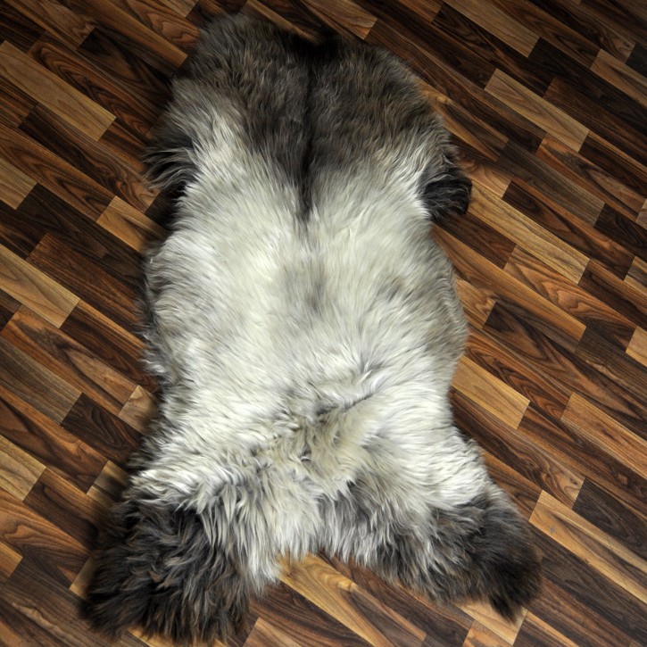 XXL ÖKO Schaffell Lammfell beige braun 120x75 Sheepskin #9407