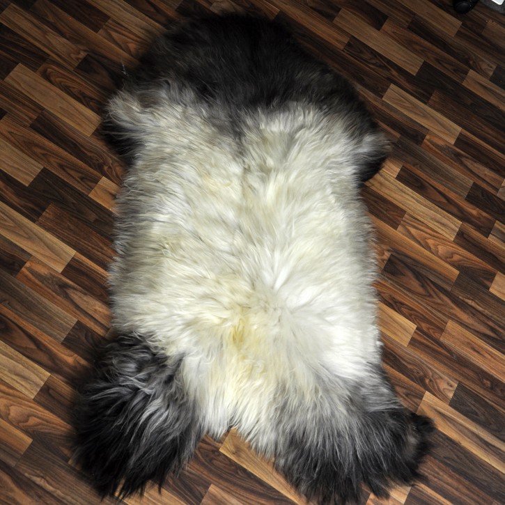 XXXL ÖKO Schaffell Lammfell beige braun 130x80 groß #9409