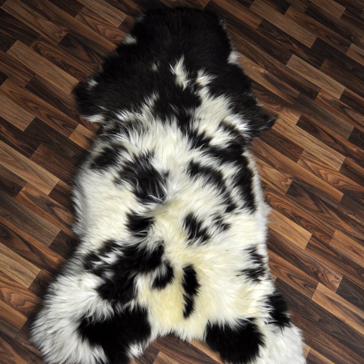 XXXL ÖKO Schaffell Lammfell beige braun 135x80 groß #9410