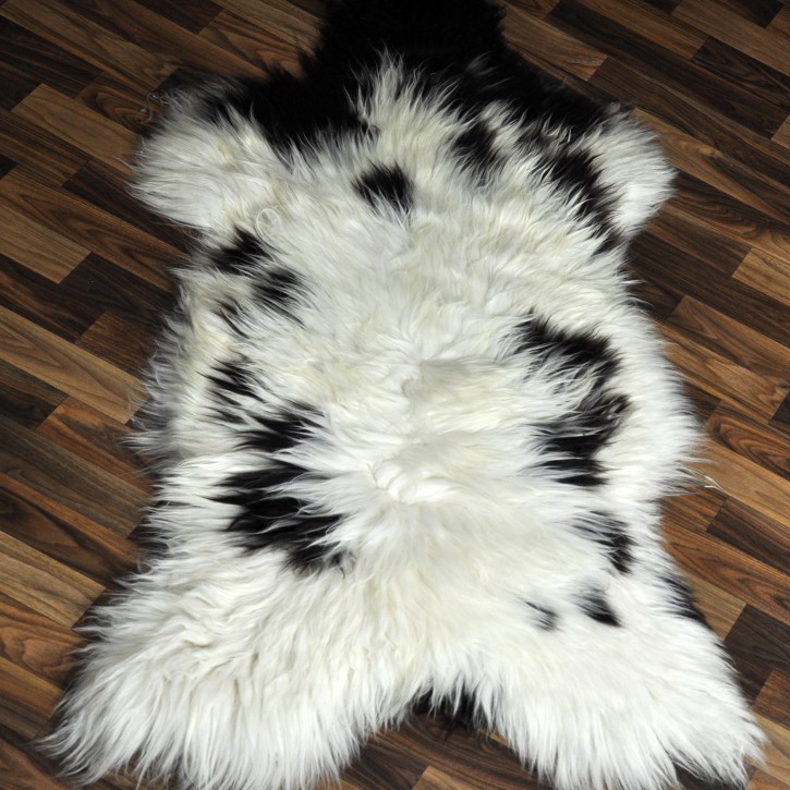 XXXL ÖKO Schaffell Lammfell beige braun 135x80 groß #9417