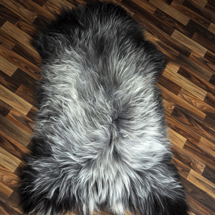 XXXL ÖKO Schaffell Lammfell beige braun 130x80 groß #9428