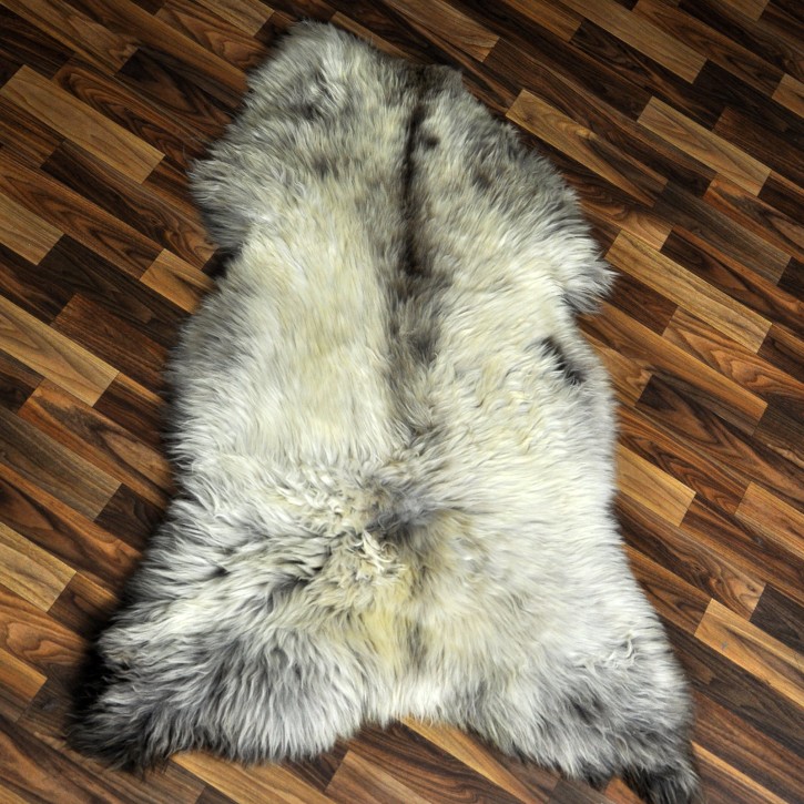 XXL ÖKO Schaffell Lammfell beige braun 120x80 Couch Auflage #9431