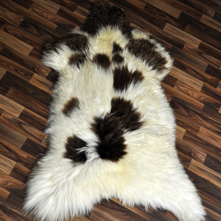 XXXL ÖKO Schaffell Lammfell beige braun 130x85 groß #9433