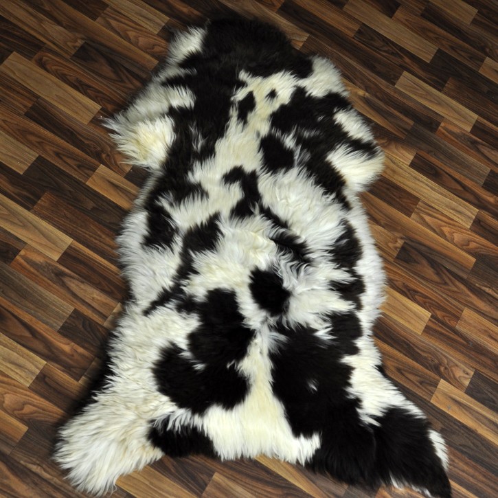 XXL ÖKO Schaffell Lammfell beige braun 125x80 Couch Auflage #9436