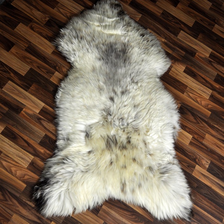 XXXL ÖKO Schaffell Lammfell beige braun 135x80 groß Kamin #9474