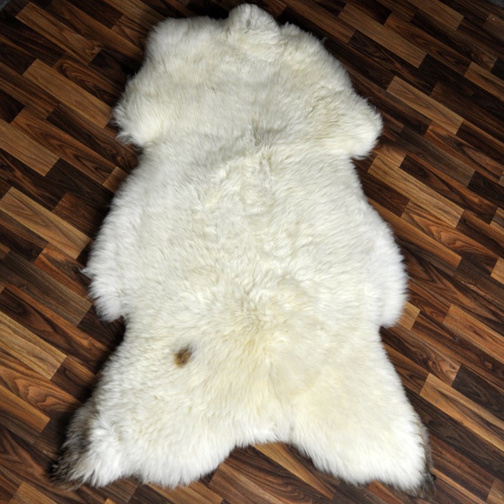 XXXL ÖKO Schaffell Lammfell beige braun 130x85 groß Kamin #9477