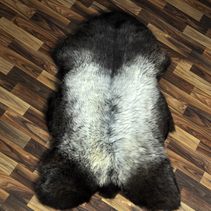 XL ÖKO Schaffell Lammfell beige braun 115x70 Couch Auflage #9489