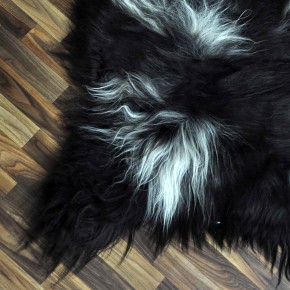 XXXL Island Schaffell braun weiss 130x90 Krampus #2067