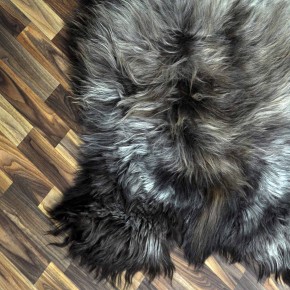 XXXL Island Schaffell braun grau 130x80 Krampus #2068