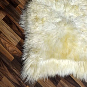 Schaffell Lammfell beige braun 125x70 Kamin Fell #2341