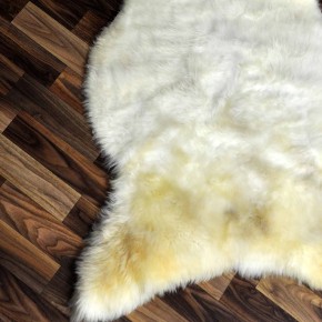 Echtes Schaffell Lammfell beige braun 120x70 Sale Aktion #2358