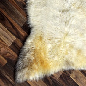 Echtes Schaffell Lammfell beige braun 100x70 Sale #2395