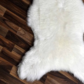Echtes Schaffell Lammfell weiss 115x75 Stuhl Auflage #2472