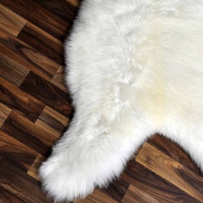 Echtes Schaffell Lammfell weiss 110x70 Stuhl Auflage #2478