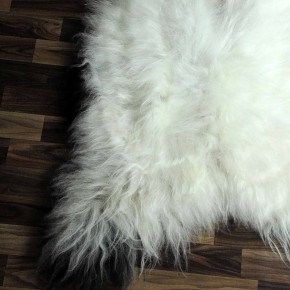 XXL ÖKO Island Schaffell beige schwarzbraun 120x85 #5885