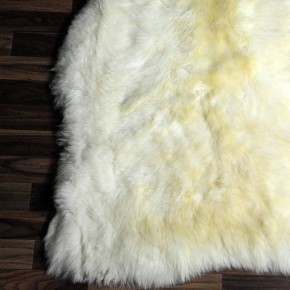 XXXL ÖKO Schaffell Lammfell weiß 135x85 Teppich #6379