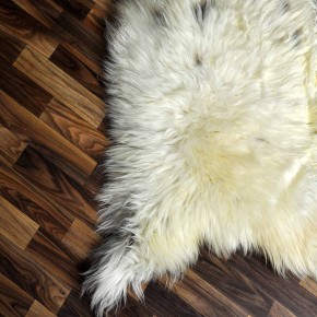 XXXL ÖKO Schaffell Lammfell beige braun 130x75 echtes Fell #6935