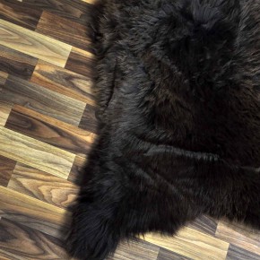 XXL ÖKO Schaffell Lammfell braun 125x75 Grizzlybär #7041