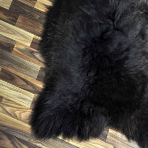 XXL ÖKO Schaffell Lammfell braun 120x75 Bärenfell Bär #7078